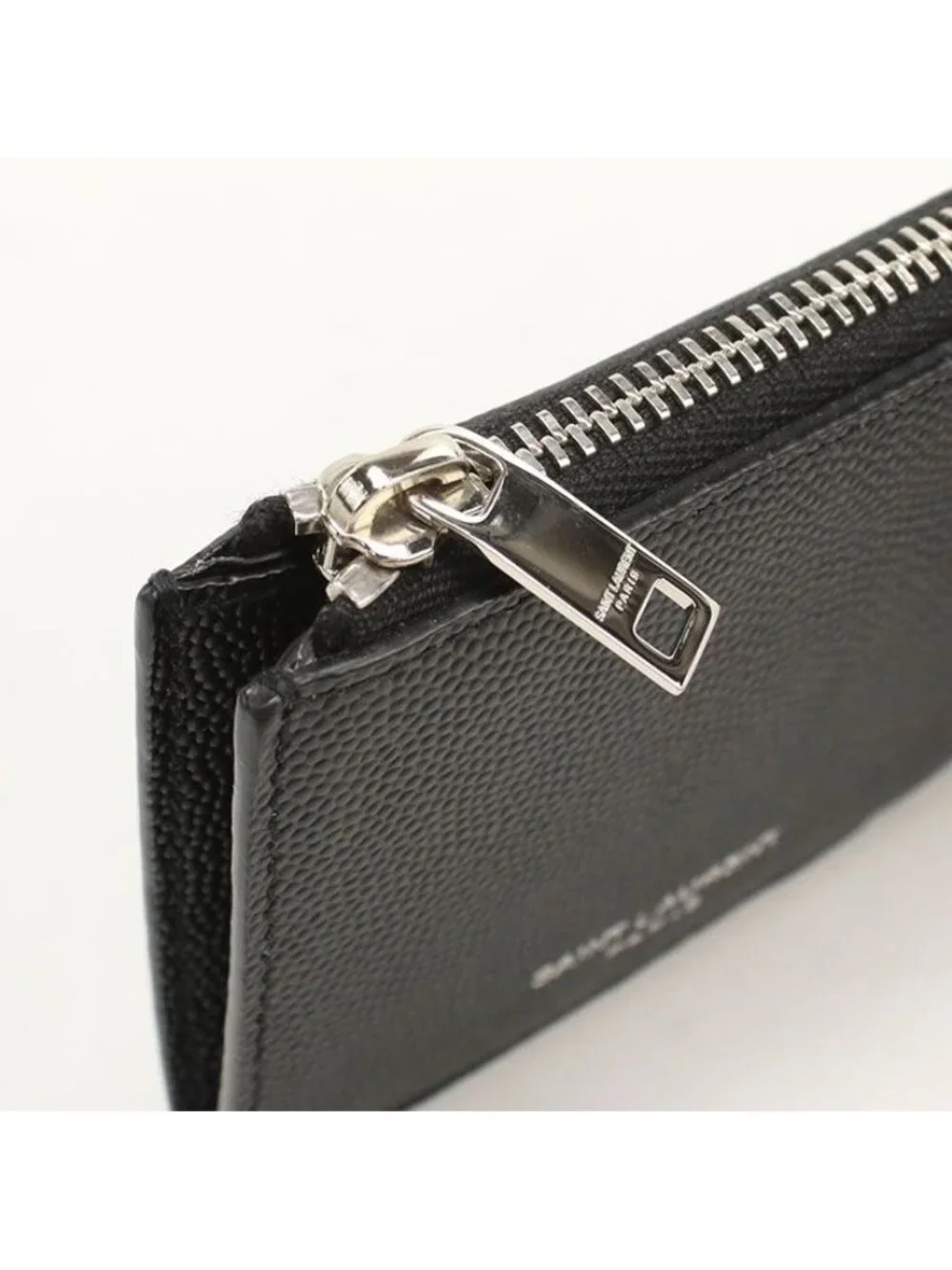 Saint Laurent Fragment Zip Pouch Coin Case Leather - Picture 6 of 6